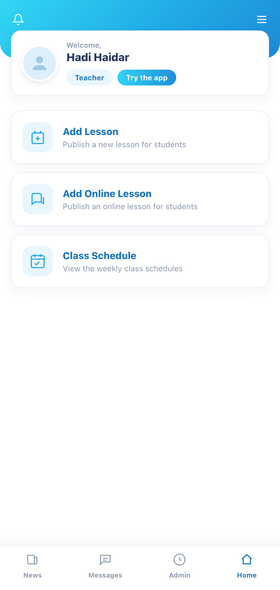 SchoolConnect screen 5